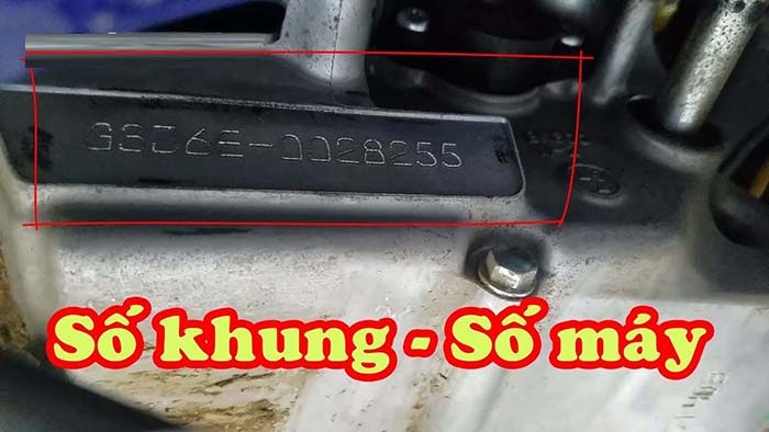 Số khung số máy Auman